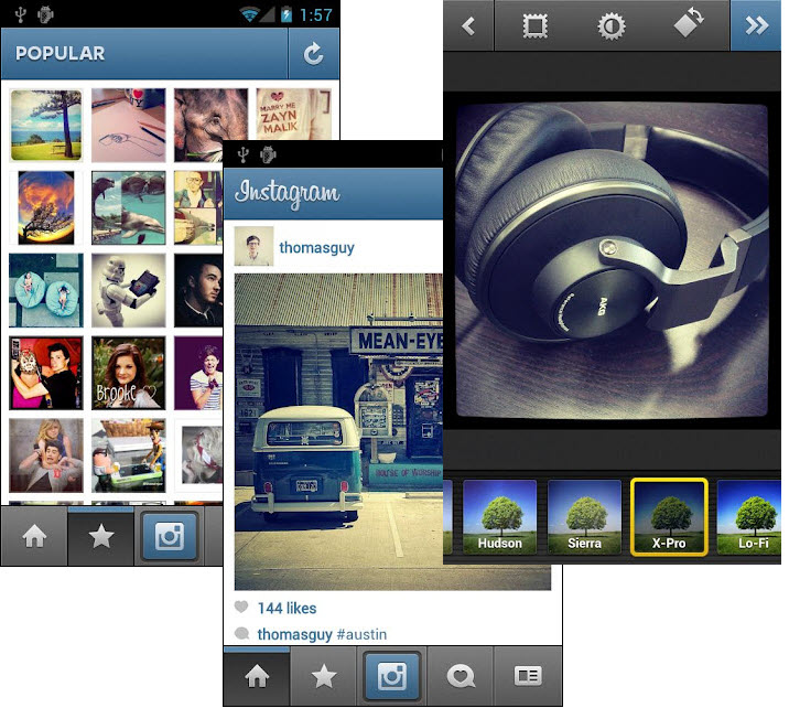 Instagram sur Android, enfin!  Softonic