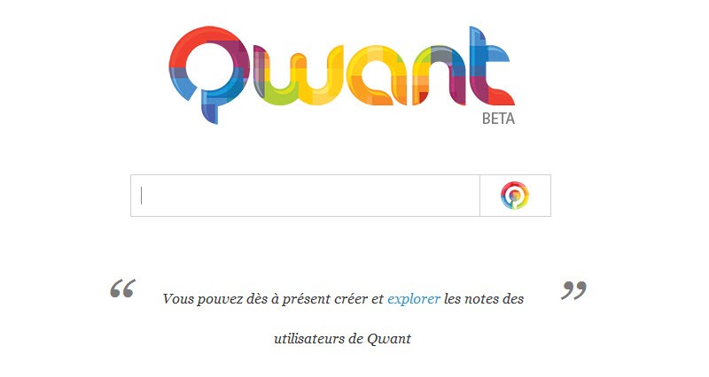 Lancement officiel de Qwant: un moteur de recherche français de nouvelle génération