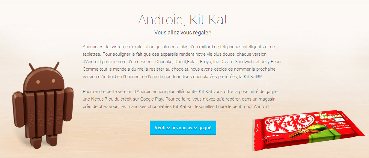 Android 4.4 KitKat est la prochaine version de l’OS mobile de Google ...