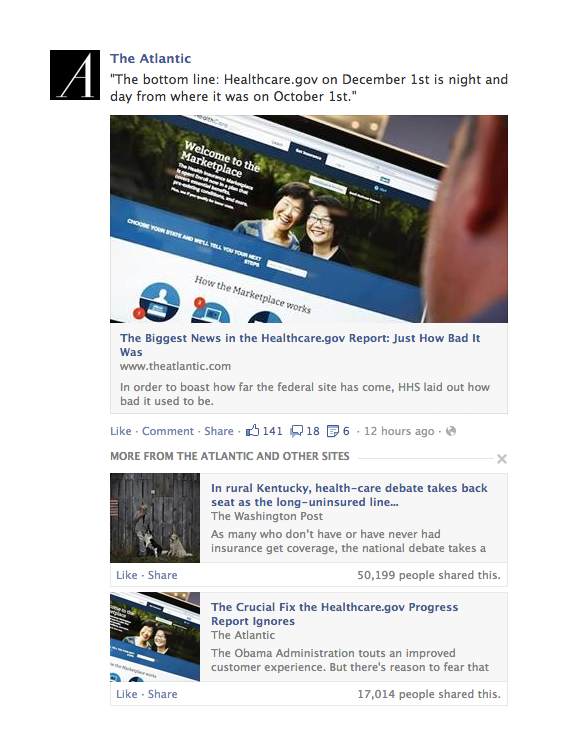 Facebook news feed