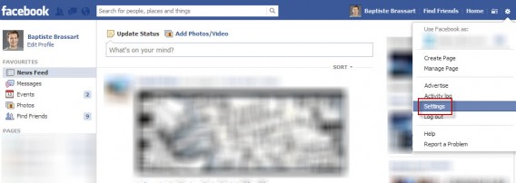 Facebook Settings