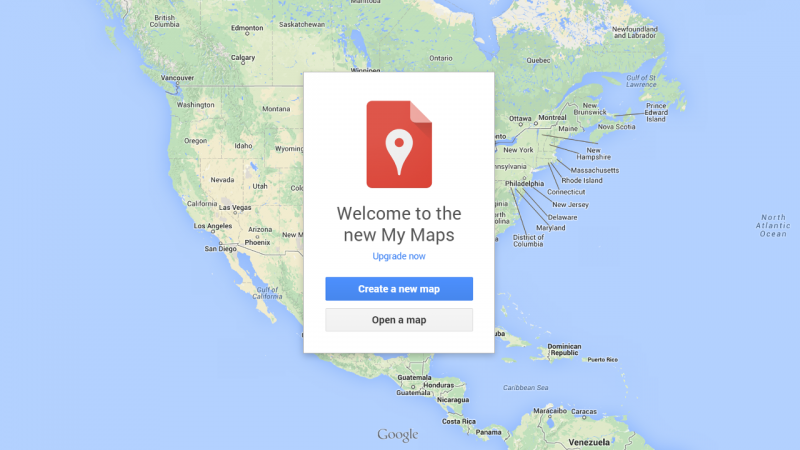 Créez et partagez vos cartes avec Google My Maps