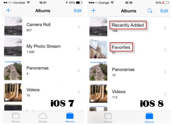iOS Photos app